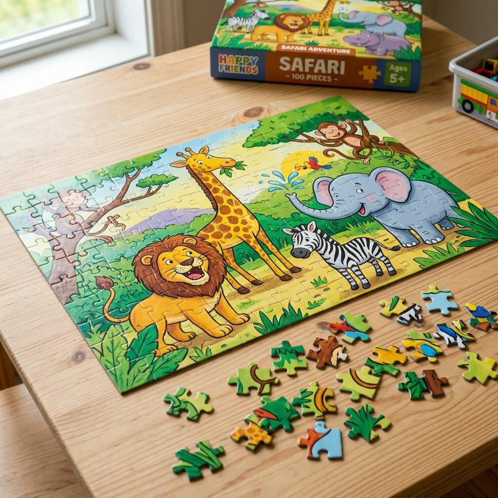 Puzzle 100 pièces - Animaux