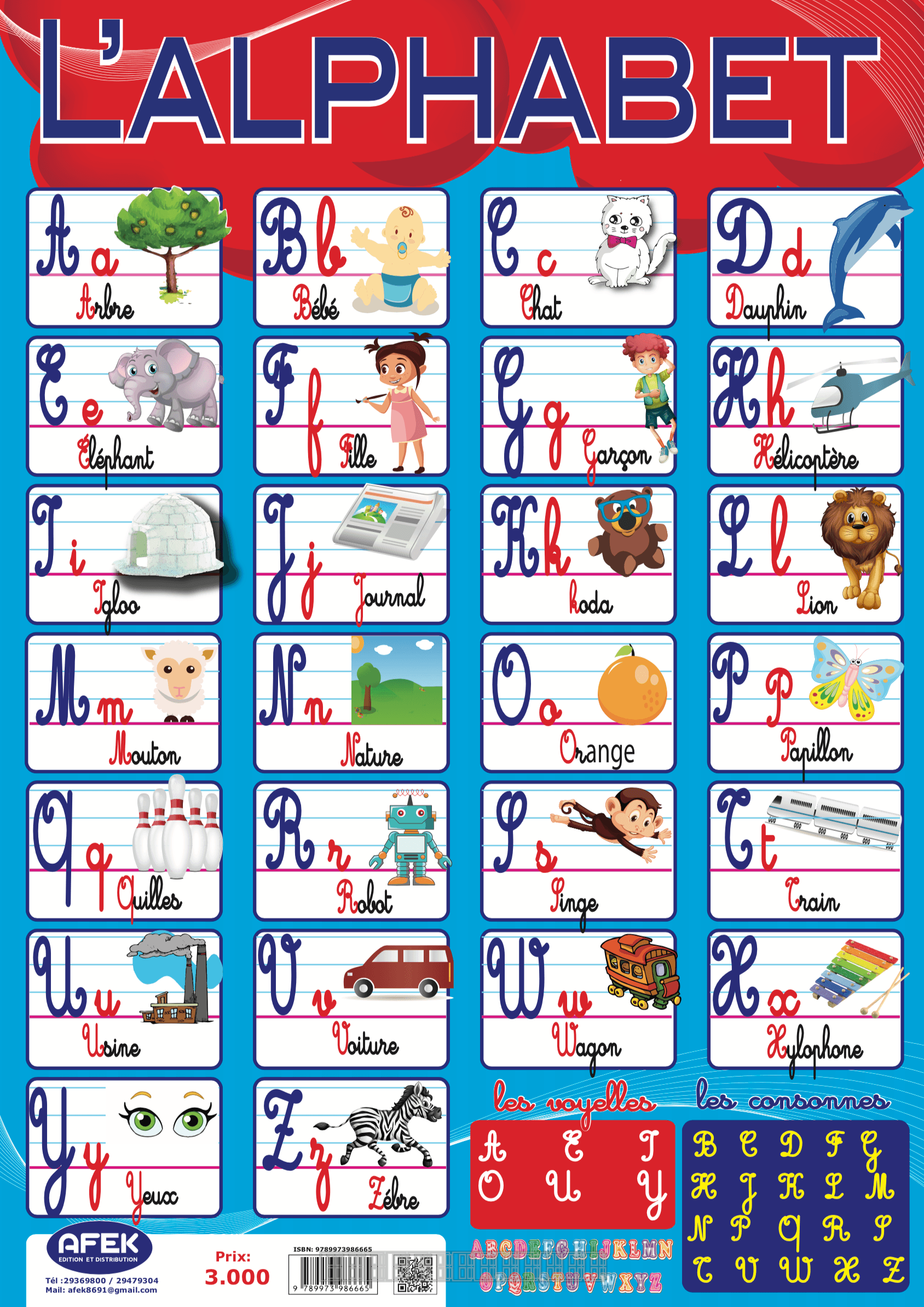Affiche éducatif "Alphabet"